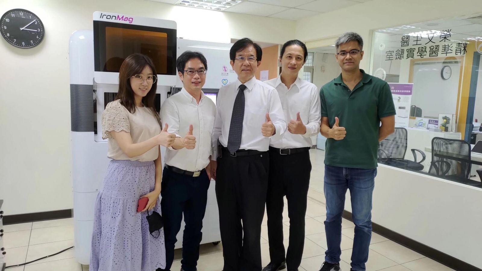 桃園敏盛綜合醫院陳興漢醫療副院長親臨榮文生醫參訪